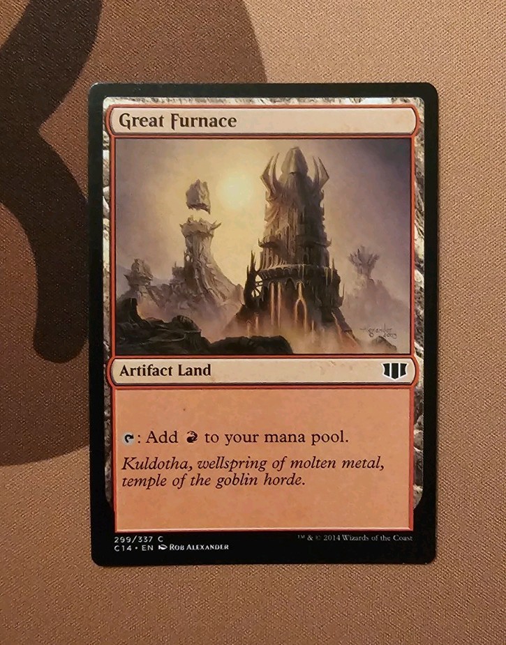 MTG Great Furnace x1 LP from Commander 2014