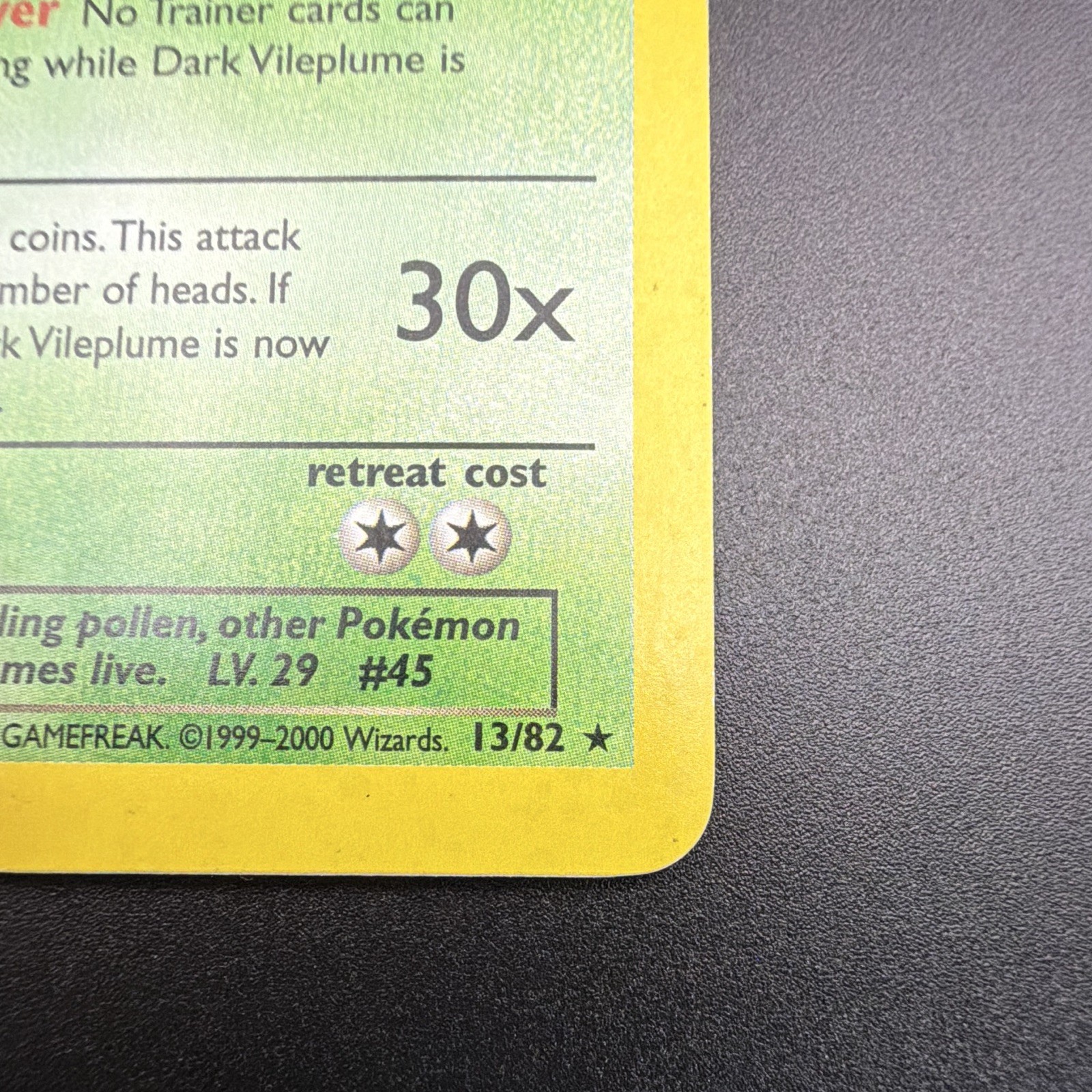 Dark Vileplume 13/82 Team Rocket Holo Rare