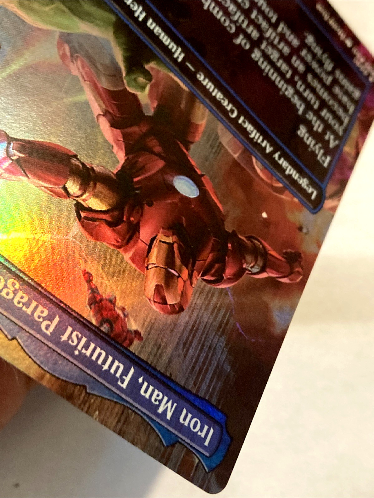 MTG Iron Man, Futurist Paragon (Borderless Foil) Marvel Super Heroes MSC 501 NM
