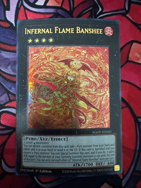 Infernal Flame Banshee AGOV-EN043 Ultra Rare NM 1st Edition