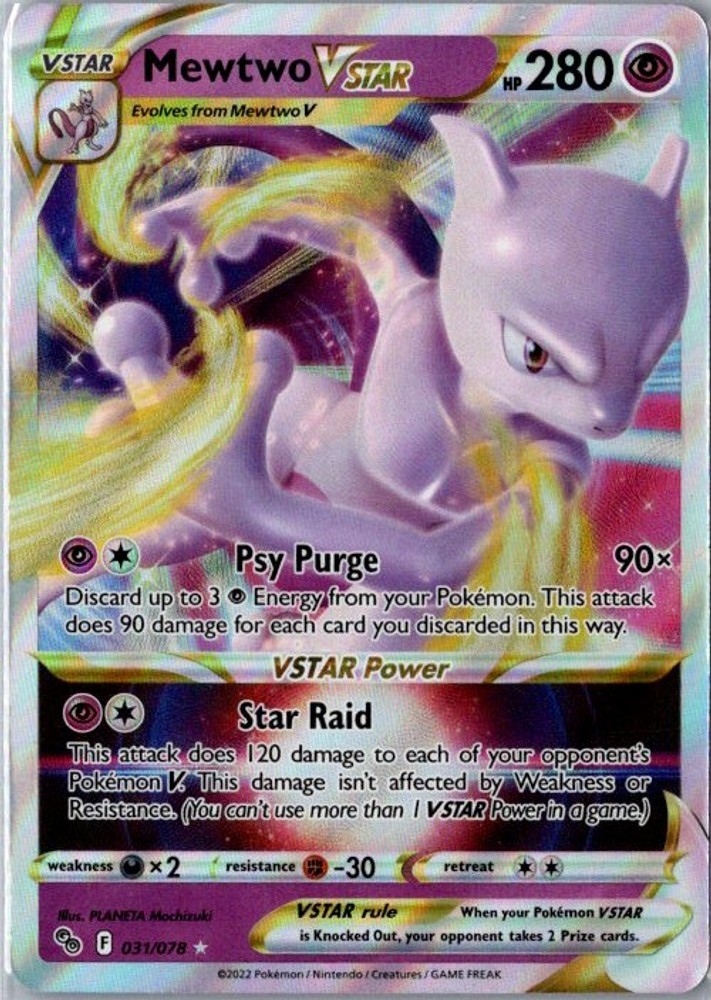 Mewtwo VSTAR [PGO – 031/078] Near Mint
