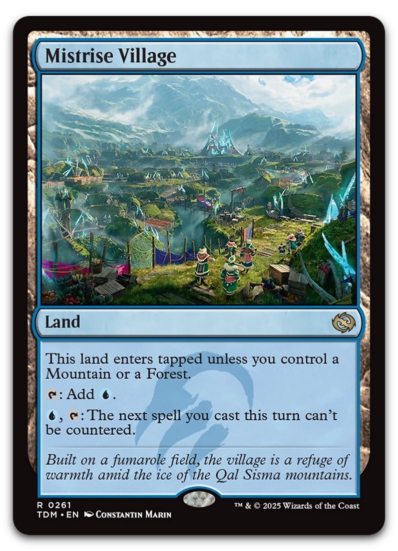 Mistrise Village #261 (NM) Tarkir Dragonstorm TDM Magic MTG