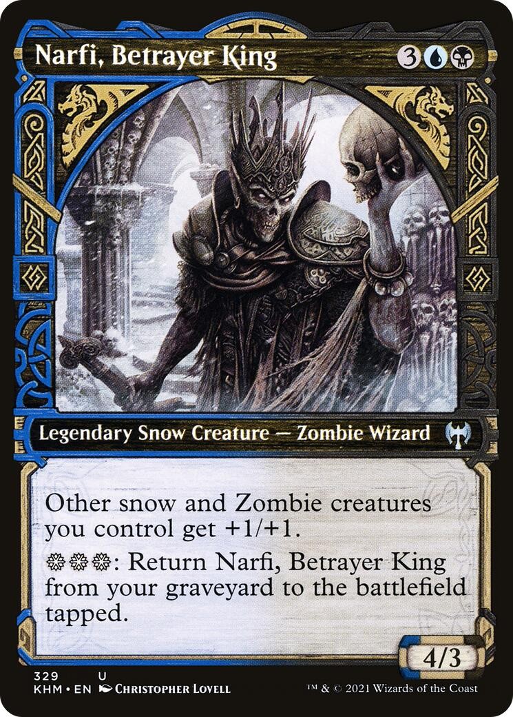 Narfi, Betrayer King (Showcase) – 329 – Kaldheim – MTG