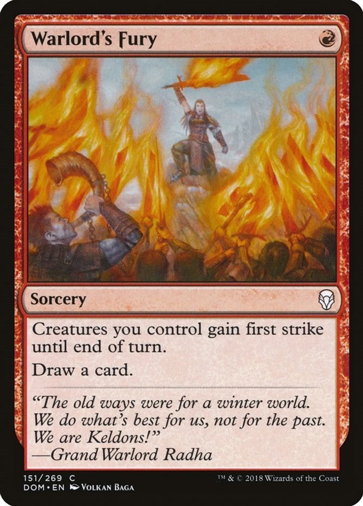 NM – Warlord’s Fury [DOM – 151] Dominaria