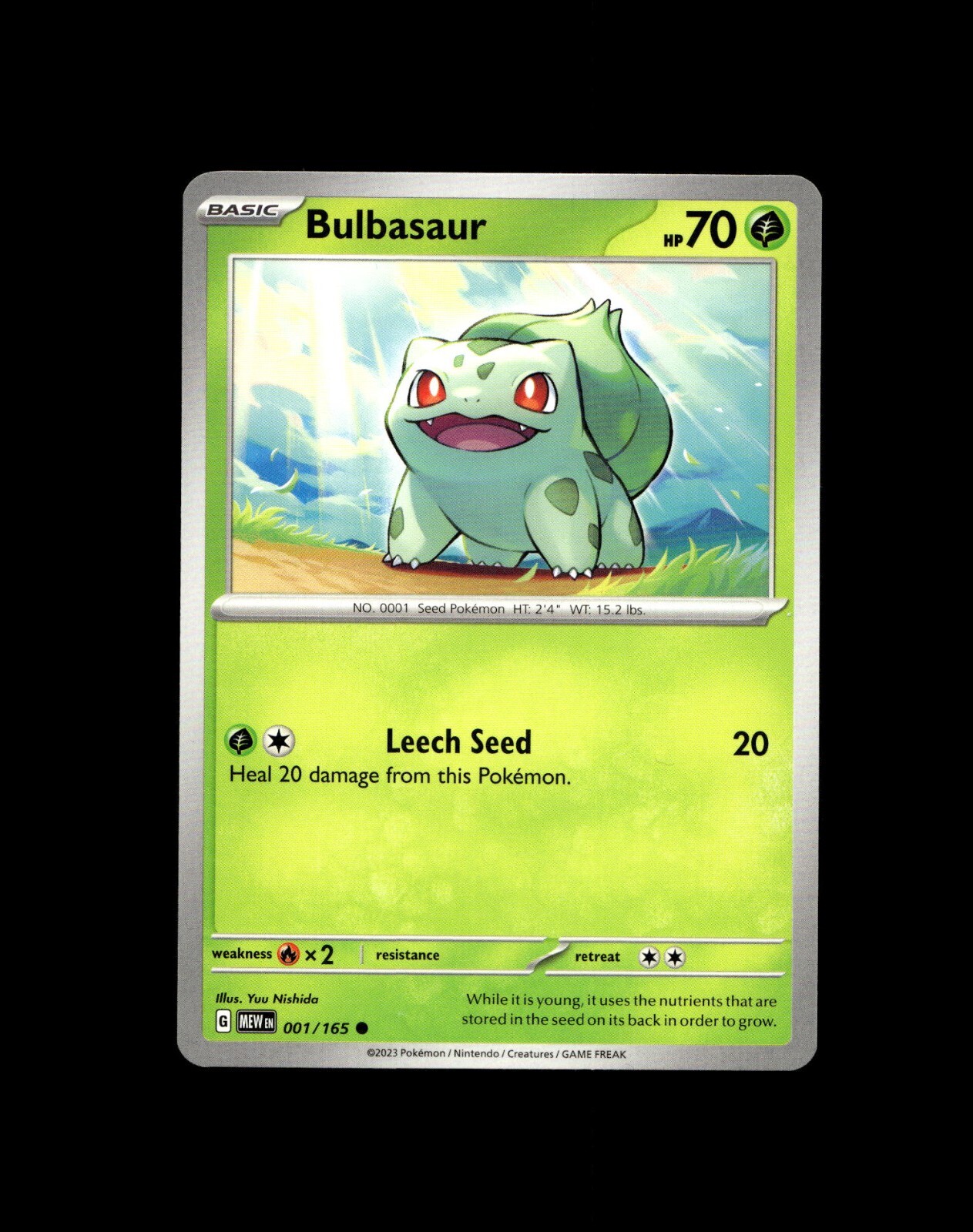 Bulbasaur Ivysaur Venusaur Pokemon Card! Holo/Reverse Holo EX VMAX Rare Cards!
