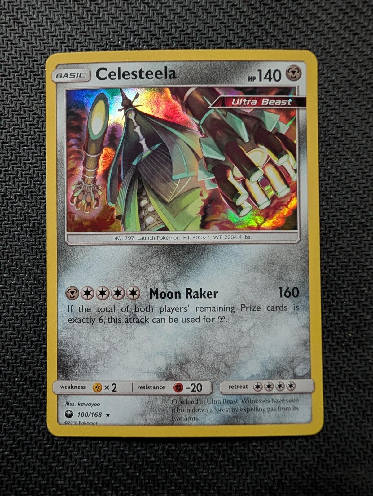 Celesteela 100/168 Holo Rare Celestial Storm Pokemon Holo Near Mint