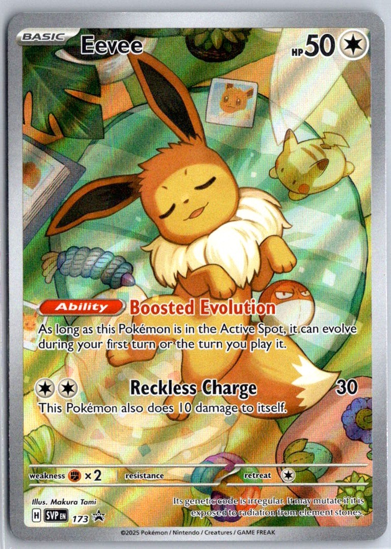 Eevee 173 Promo Holo SV: Scarlet & Violet Promo Cards NM Makura Tami