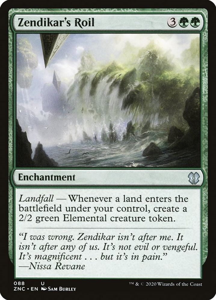 2020 Magic: The Gathering: ZNC – Zendikars Roil (#88, U, Near Mint)