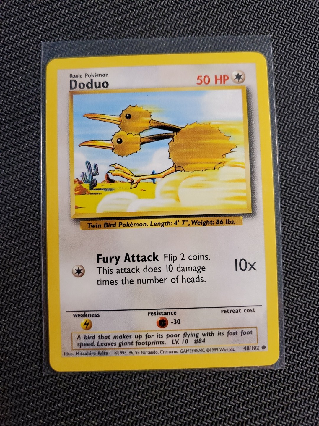 Doduo 48/102 – Base Set – Unlimited – Pokemon TCG – WOTC – NM