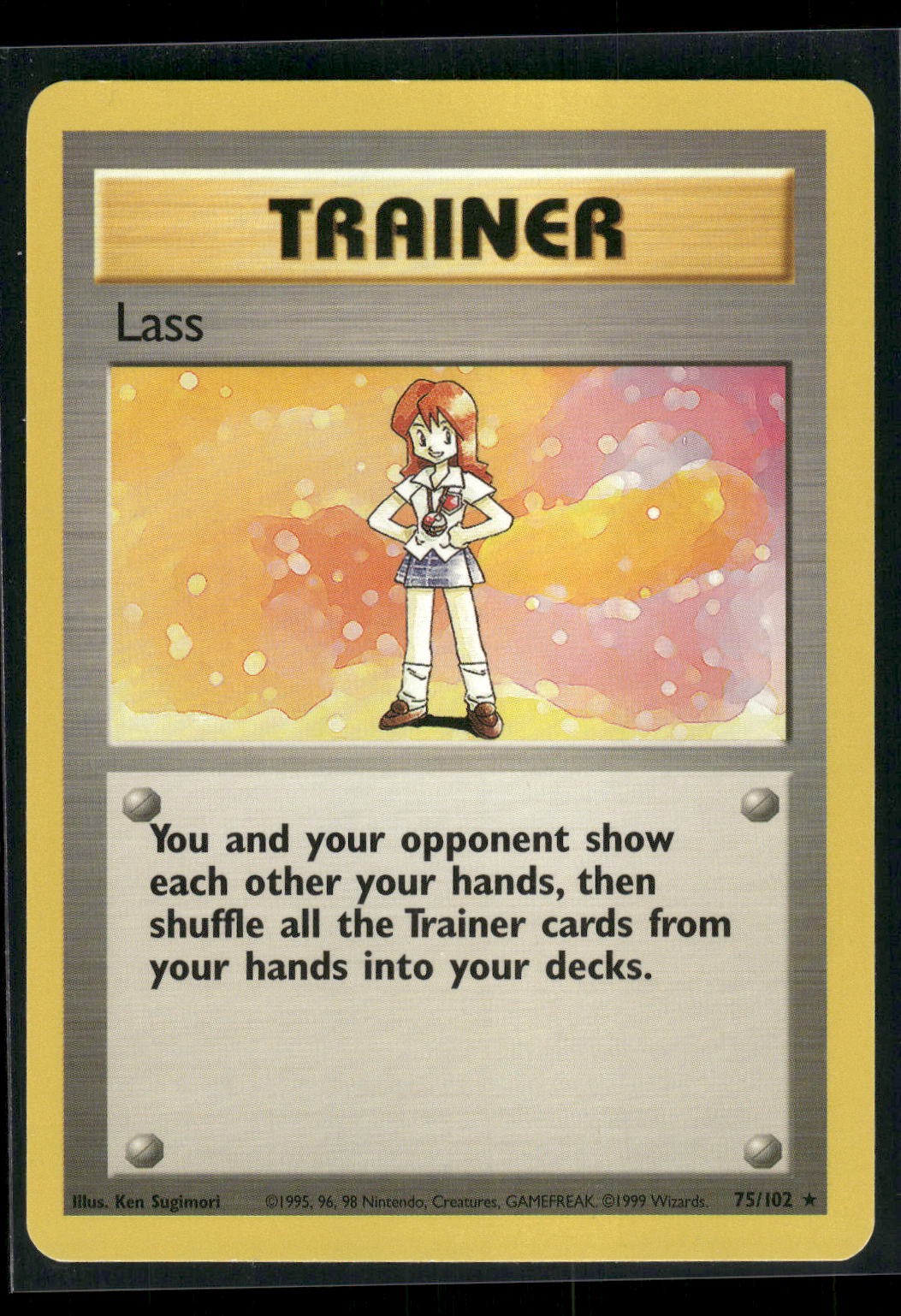 Lass 075/102 Base Set Rare MP