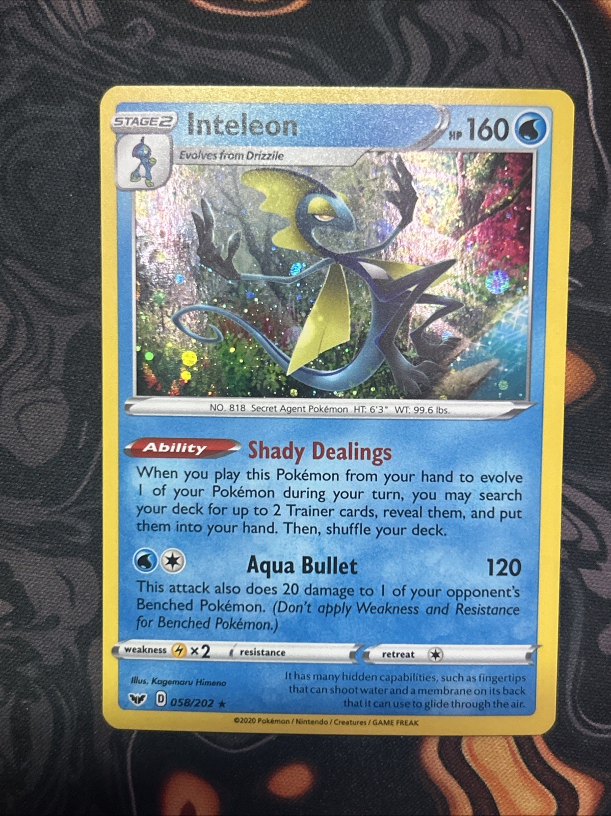 Inteleon – (Cosmos Holo) 058/202 Miscellaneous Cards & Products Holo