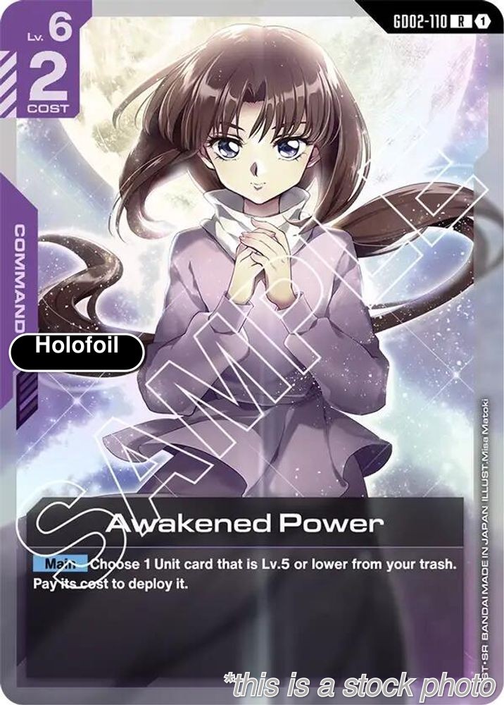 Awakened Power [GD02 – GD02-110HolofoilGundam Card GameNM