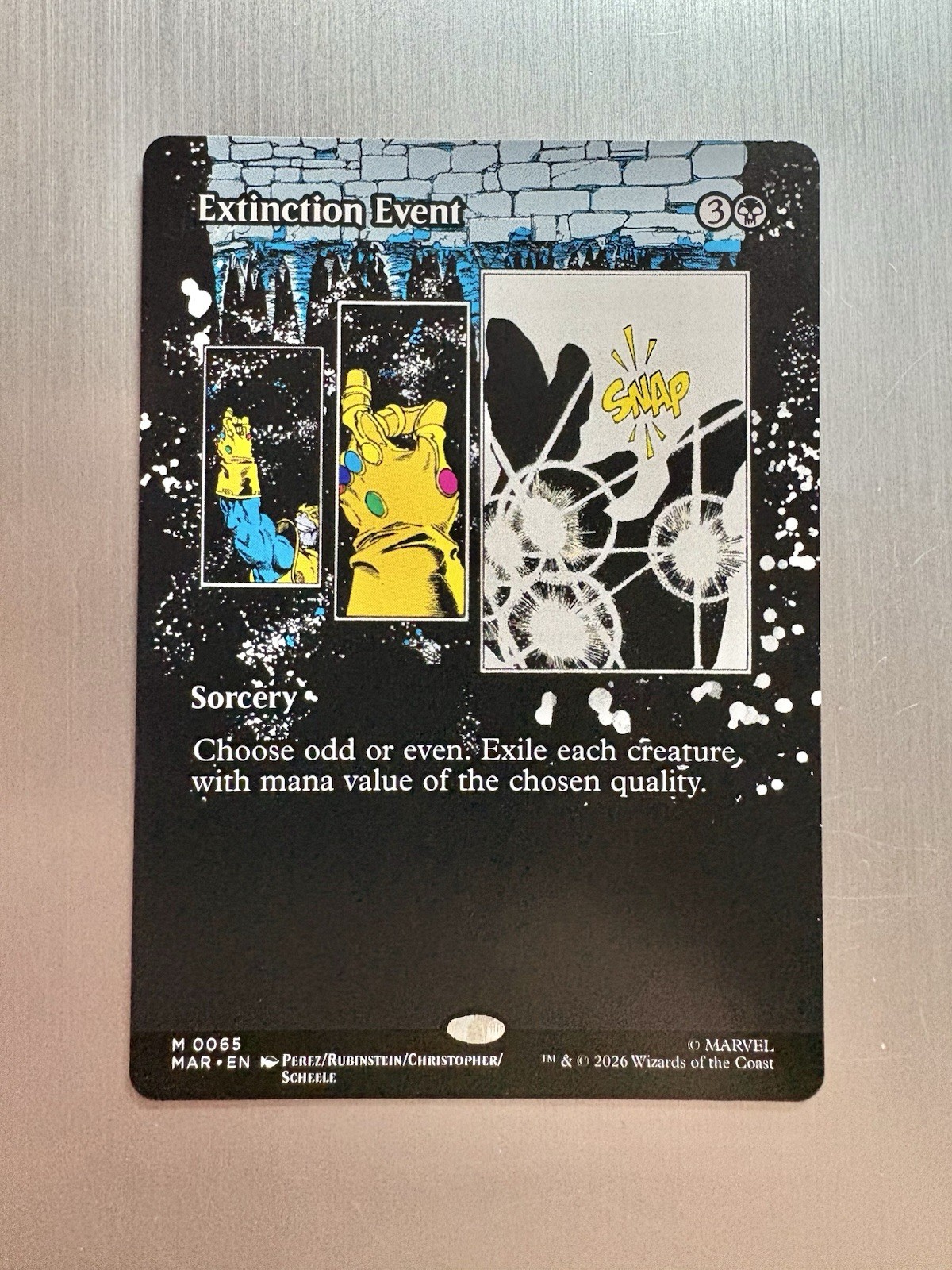 Extinction Event – 65 – MTG: Marvel Super Heroes – Borderless Showcase – Regular