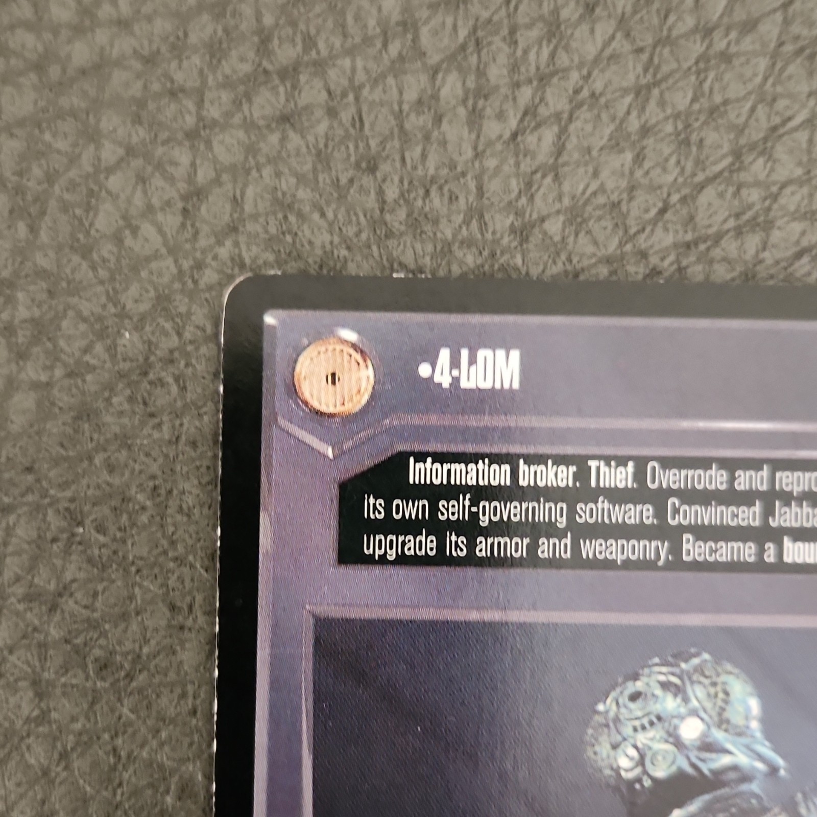 Decipher Star Wars CCG 4-LOM Protocol Droid 1997 English Power 2 Cost 1