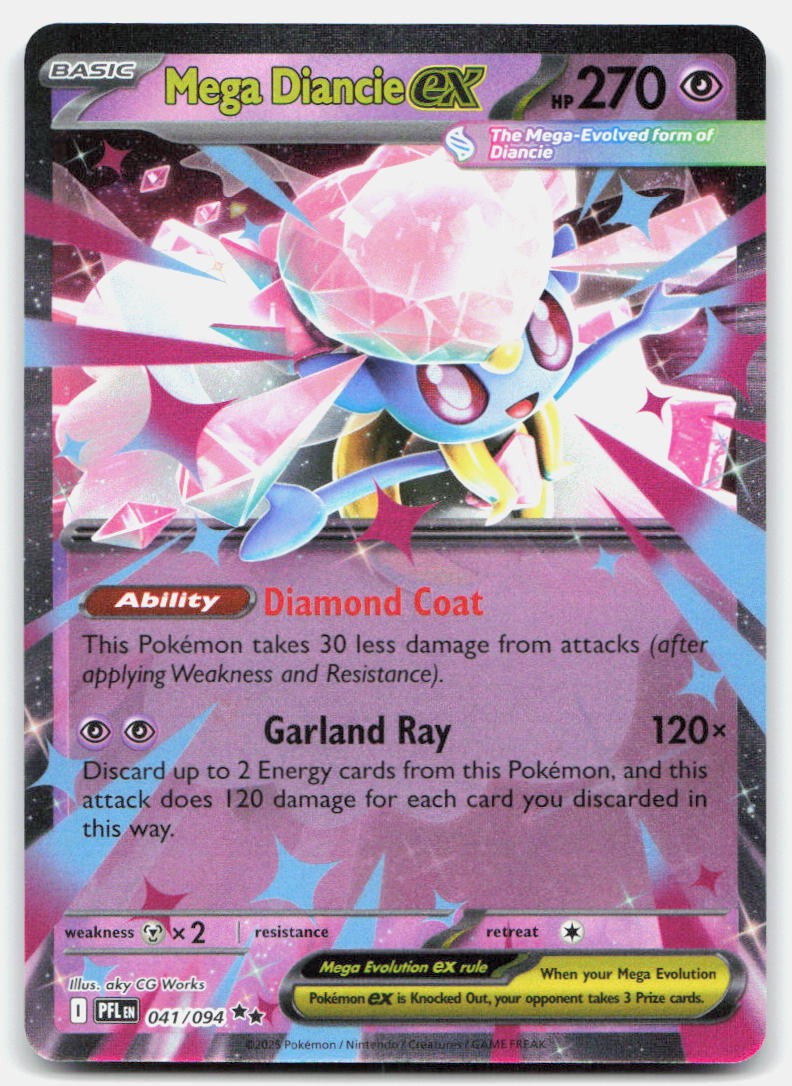ME02: Phantasmal Flames Mega Diancie ex 041/094 NM