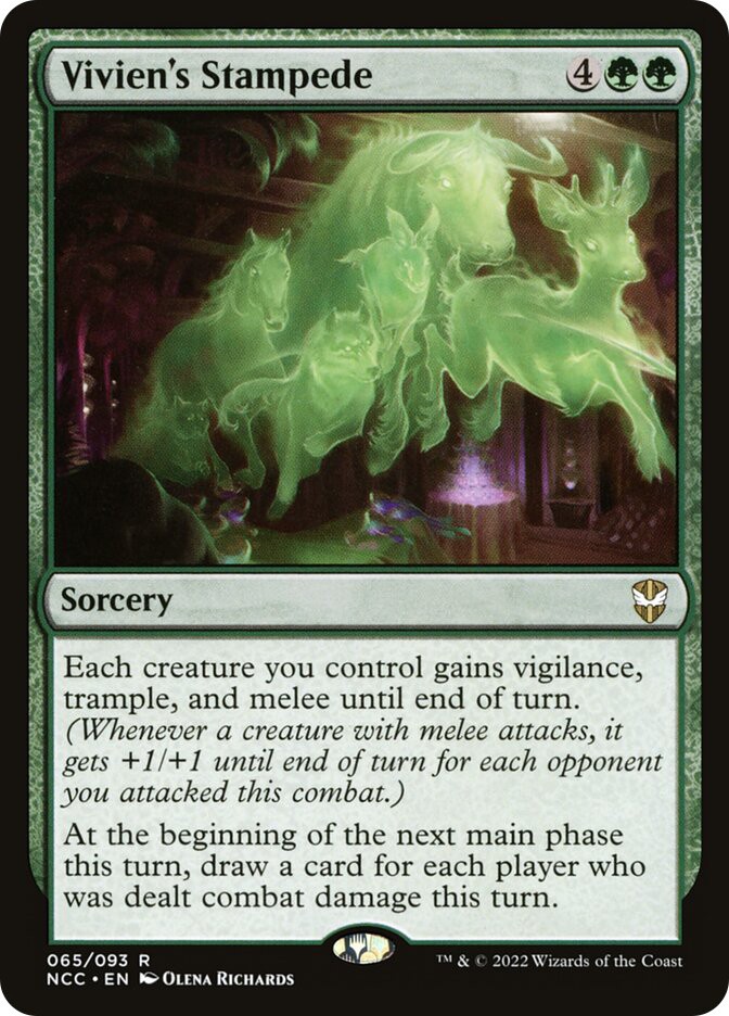 MTG Vivien’s Stampede – Streets of New Capenna Commander #065