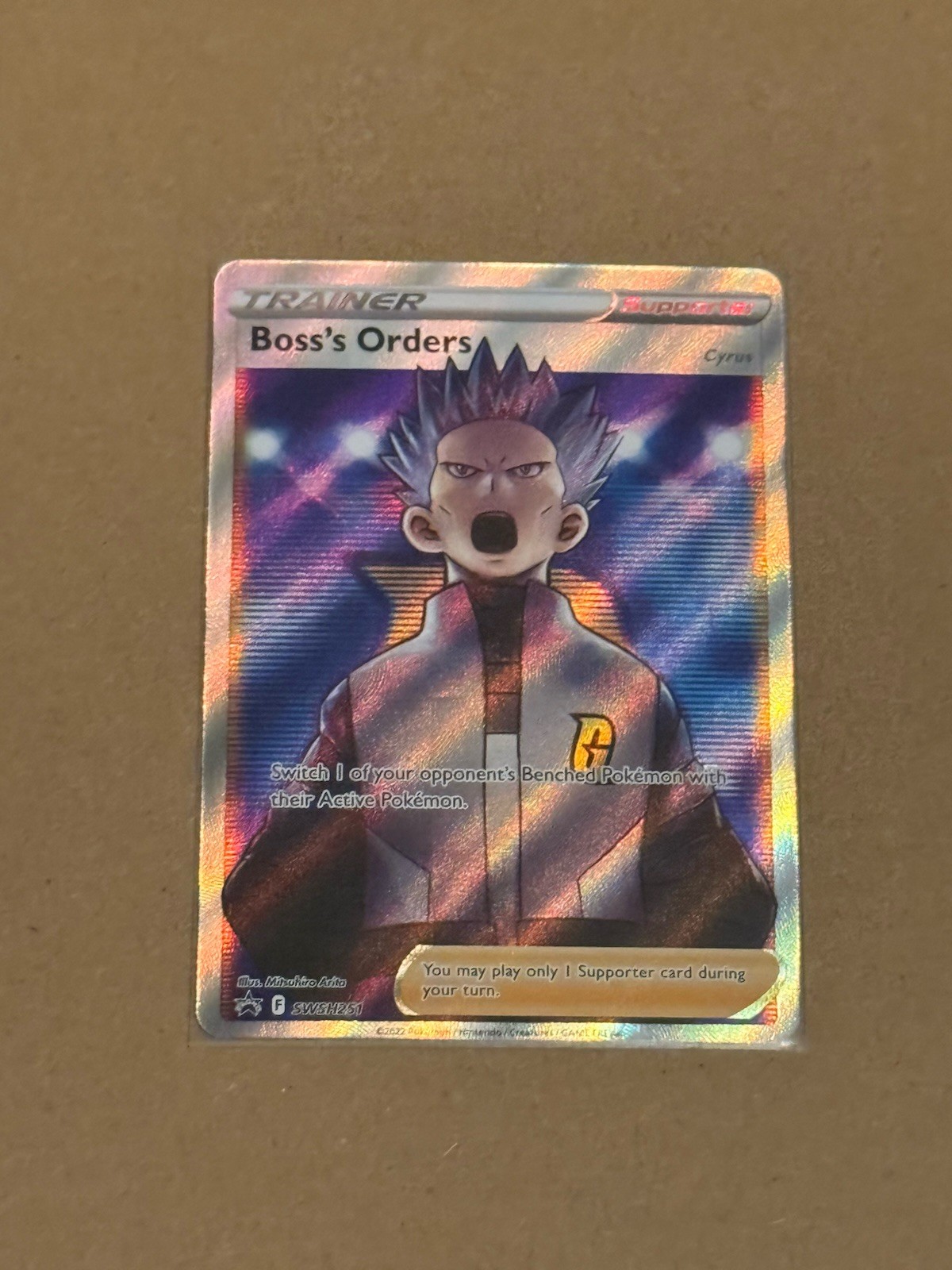 Pokémon TCG – Sword & Shield Promo – Boss’s Orders SWSH251
