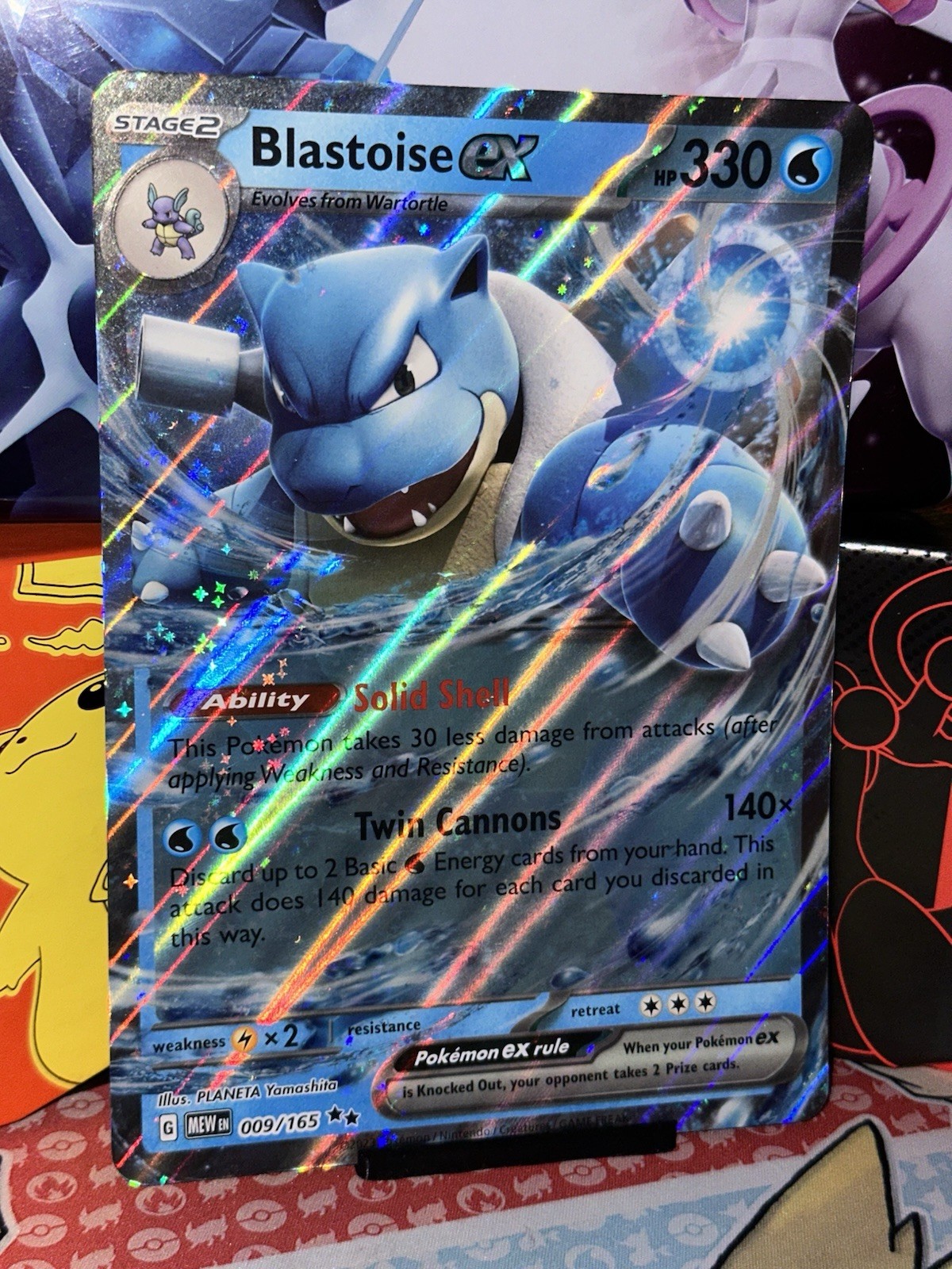 Blastoise ex 009/165 – Jumbo Card – NM