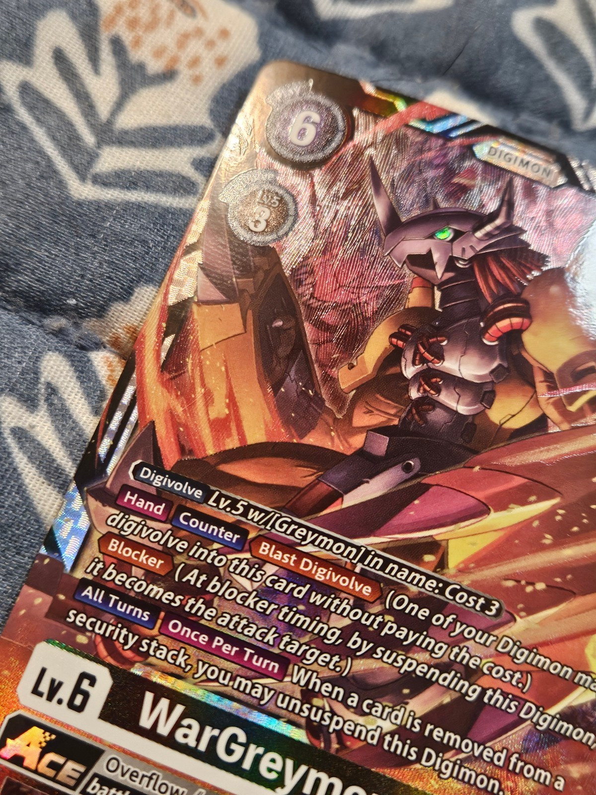 WarGreymon ACE FOIL – SR ST15-12 Versus Royal Knights – Digimon