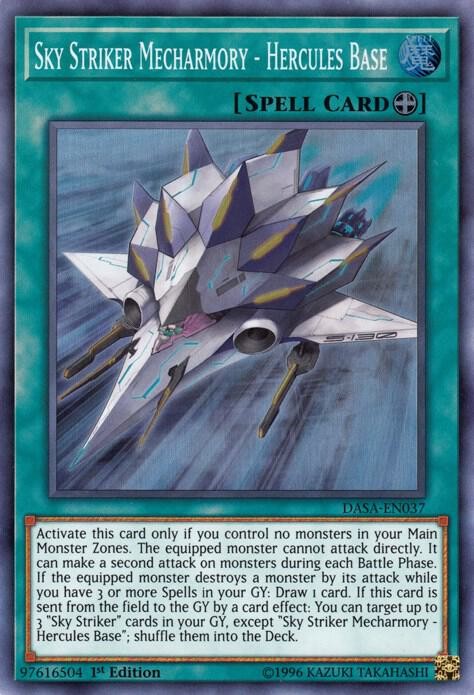 Sky Striker Mecharmory – Hercules Base DASA-EN037 Dark Saviors NM Yu-Gi-Oh