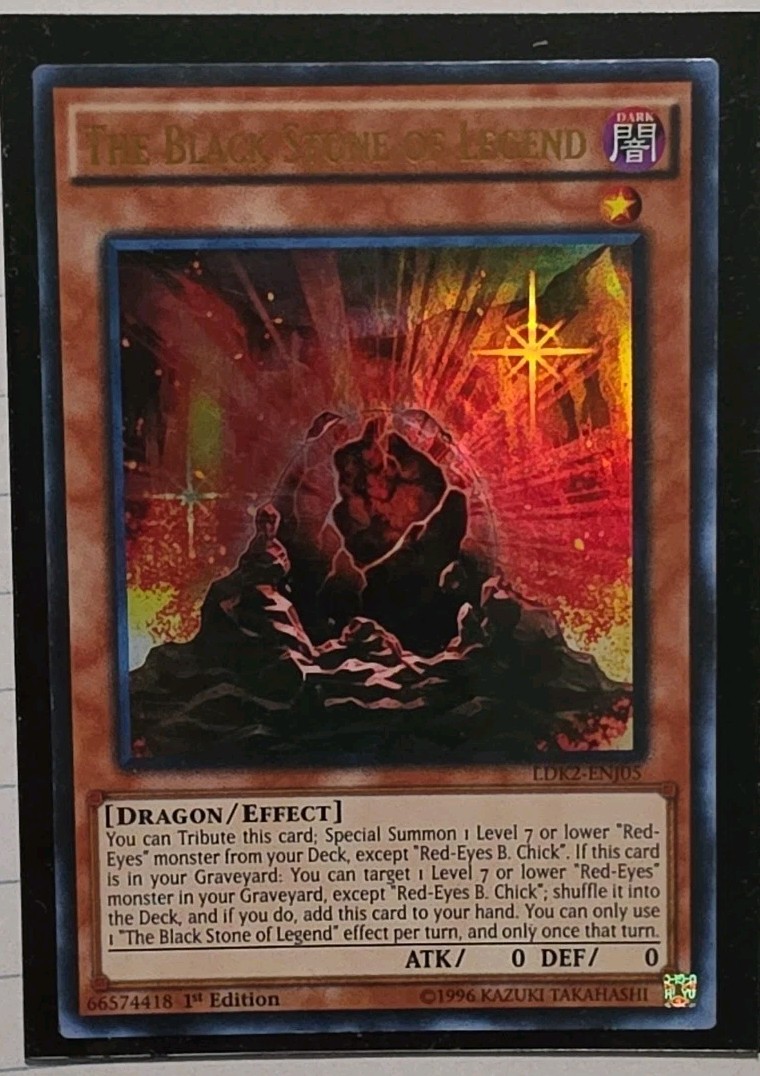 The Black Stone of Legend LDK2-ENJ05 Legendary Decks II 1st Edition