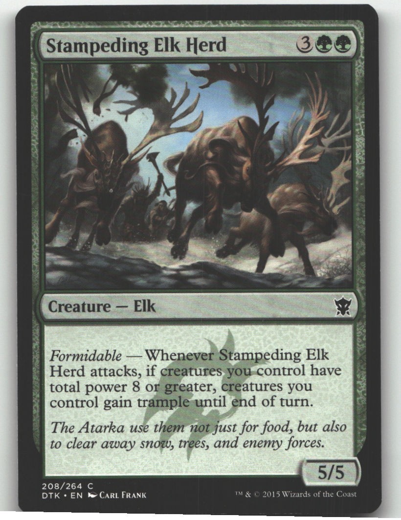 Stampeding Elk Herd- (LP)–EN-[DTK – 208]