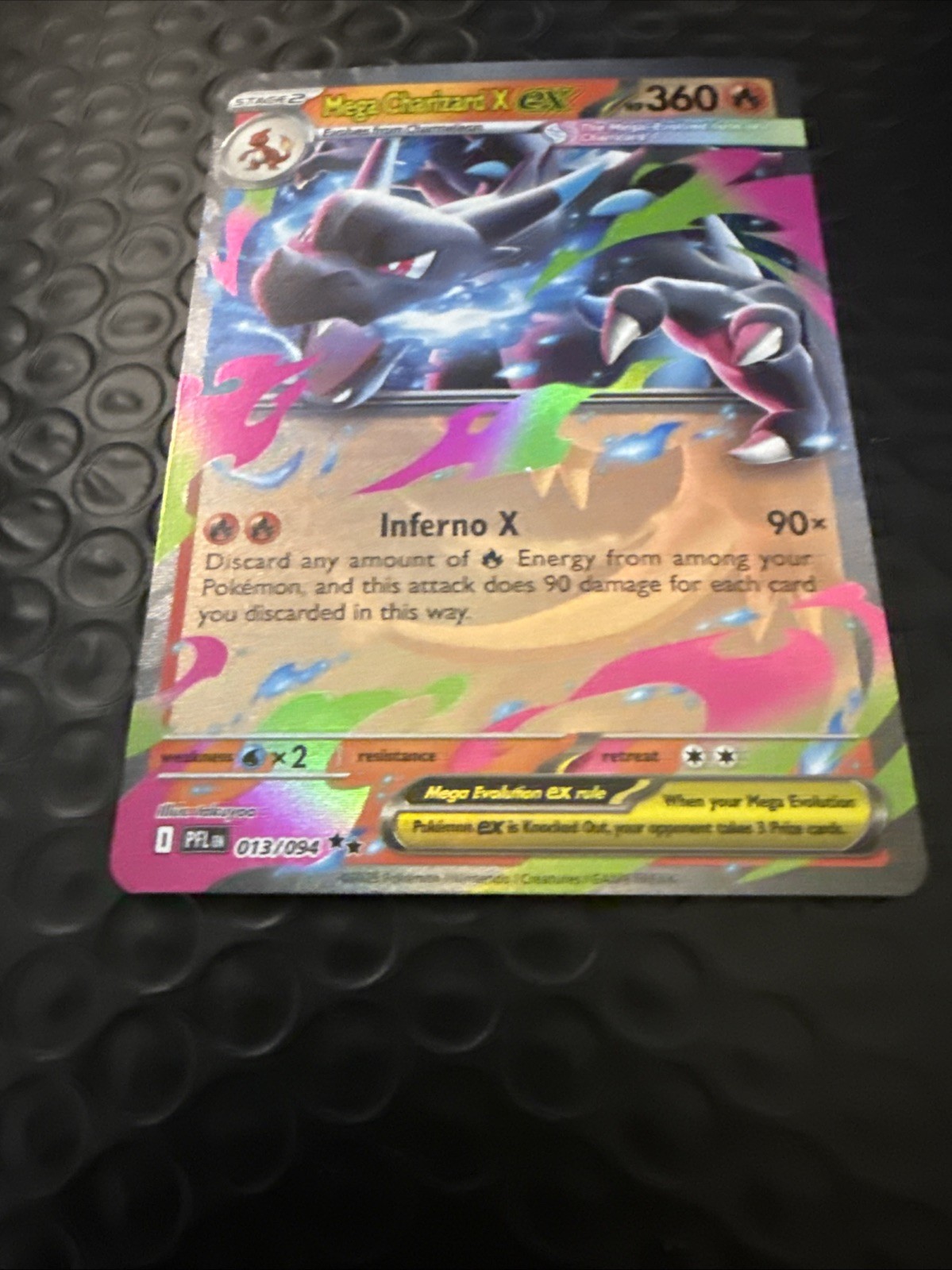 Mega Charizard X ex 013/094 Me02: Phantasmal Flames Holo