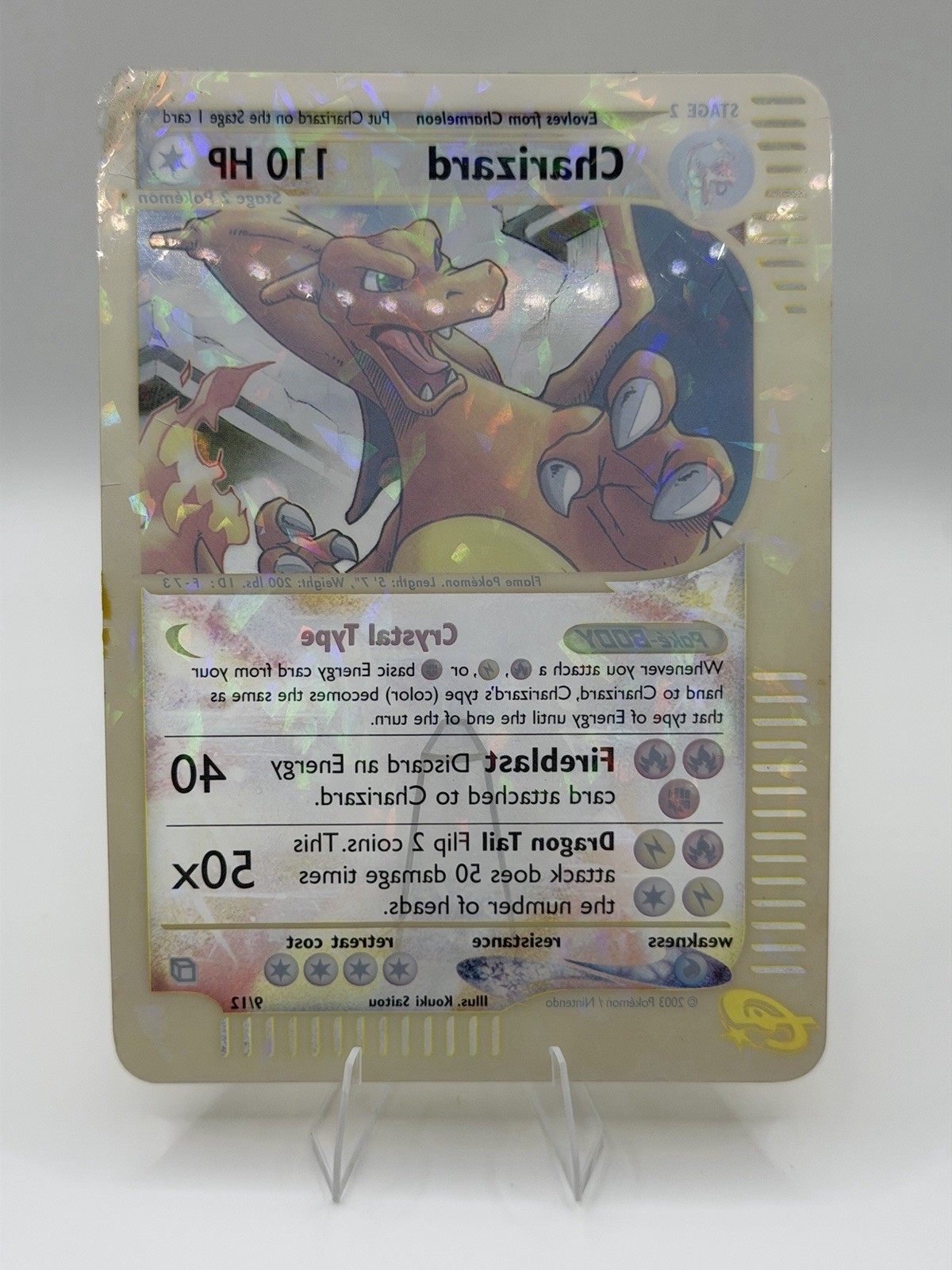 2003 Pokemon Skyridge Charizard Box Topper #9