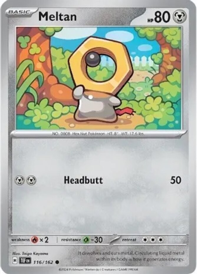 Meltan – 116/162 – Common – Near Mint