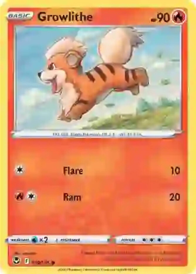 Growlithe – 019/195 – Common – Near Mint