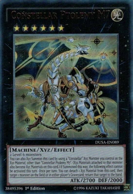 Constellar Ptolemy M7 DUSA-EN089 Ultra Rare Duelist Saga YuGiOh 1st Ed Near Mint