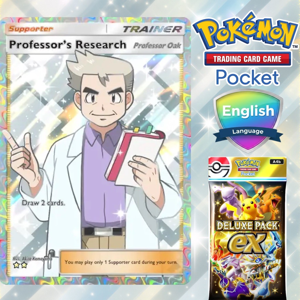 Professor Research (Oak) PTCGP – Pokémon TCG Pocket