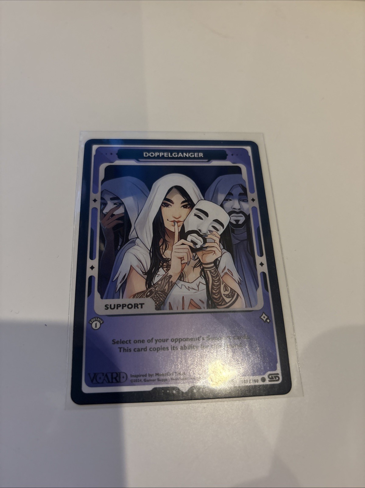 Gamersupps VCARD Rising Stars 1st Ed Support Doppelganger MoistCr1TiKaL Charlie