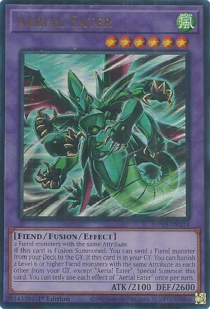 YUGIOH: 1x Aerial Eater MP25-EN234 Ultra Rare 2025 Mega-Pack