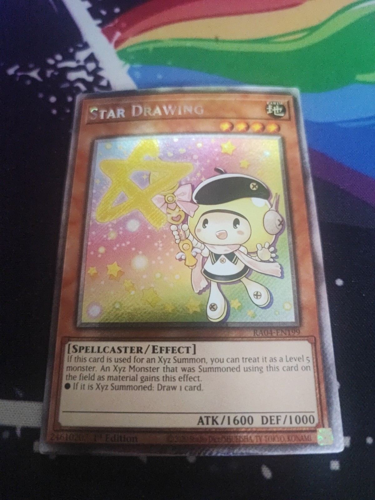 Star Drawing 1st Edition Platinum Secret Rare RA04-EN199 Yu-Gi-Oh!