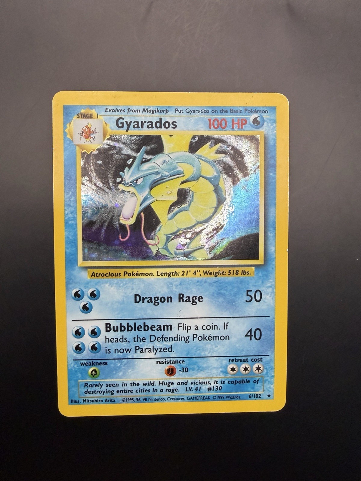 Gyarados 006/102 Base Set Holo