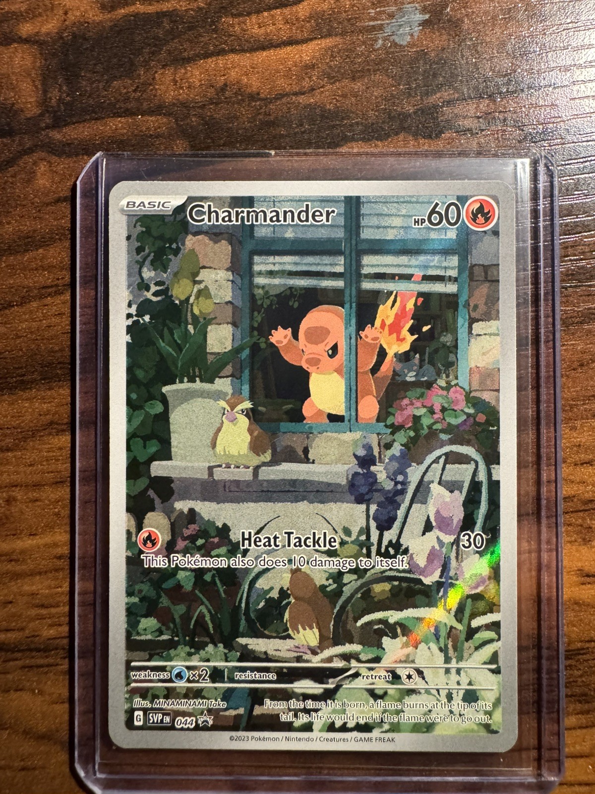 Pokemon TCG Charmander 044 Scarlet & Violet 151 Black Star Promo NM 🔥