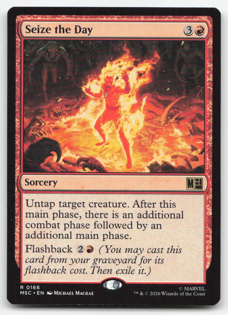Seize the Day 166 MSC Commander: Marvel Super Heroes Magic MTG NM