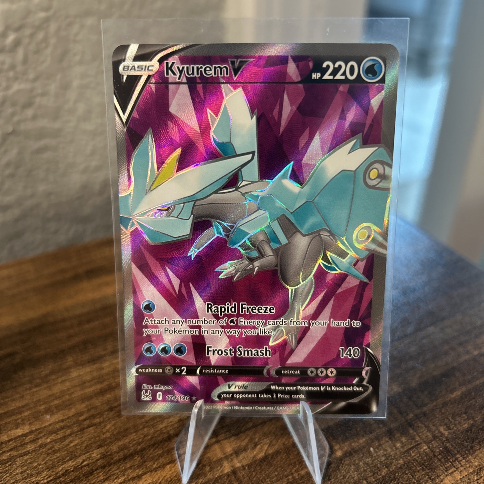 Kyurem V (Full Art) Ultra Rare SWSH11: Lost Origin 174/196 NM Holo