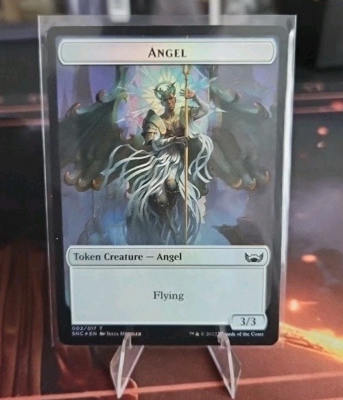 MTG 1x FOIL Angel / Treasure Token Streets of New Capenna Magic Gathering x1 NM