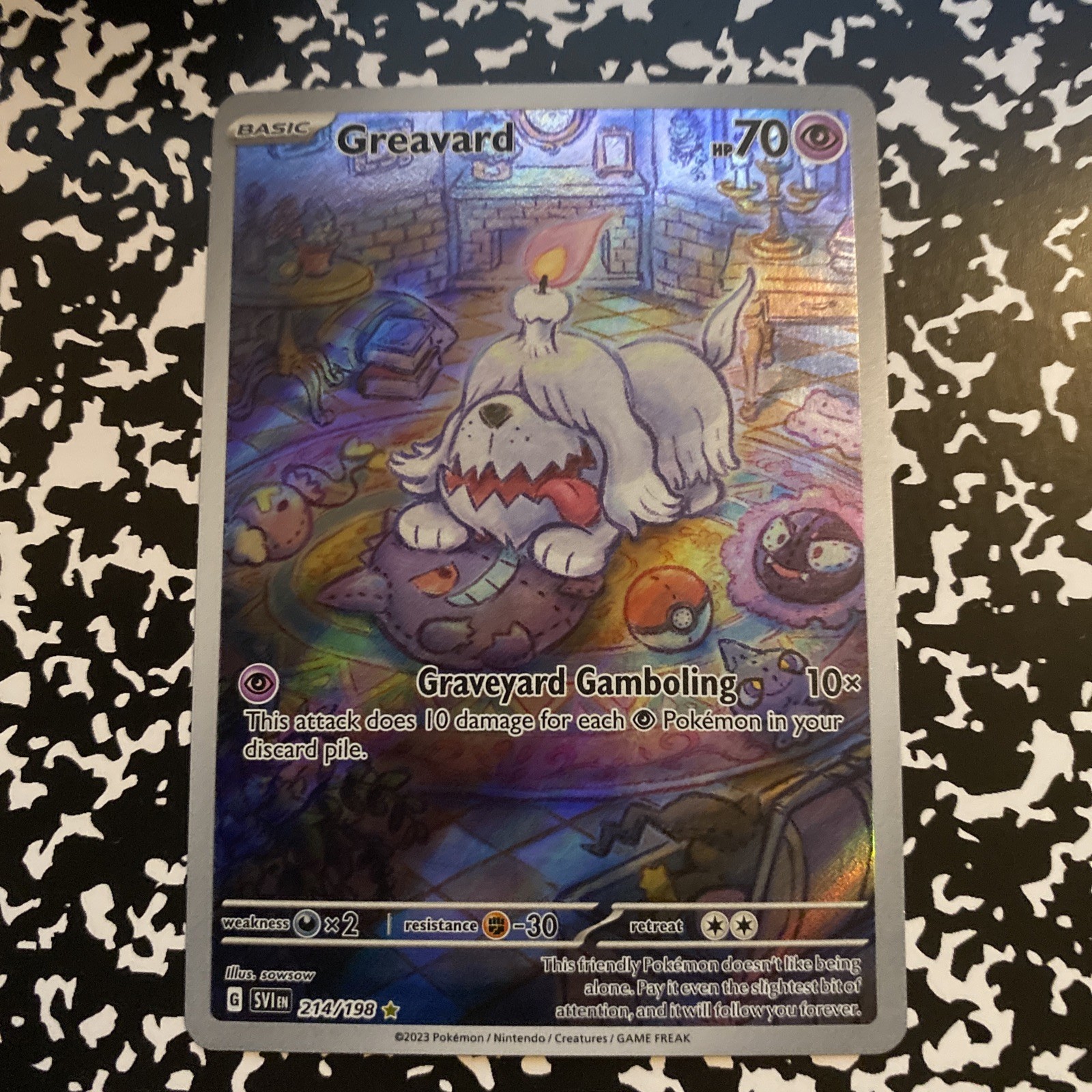 Pokémon TCG Greavard #214/198 (NM)