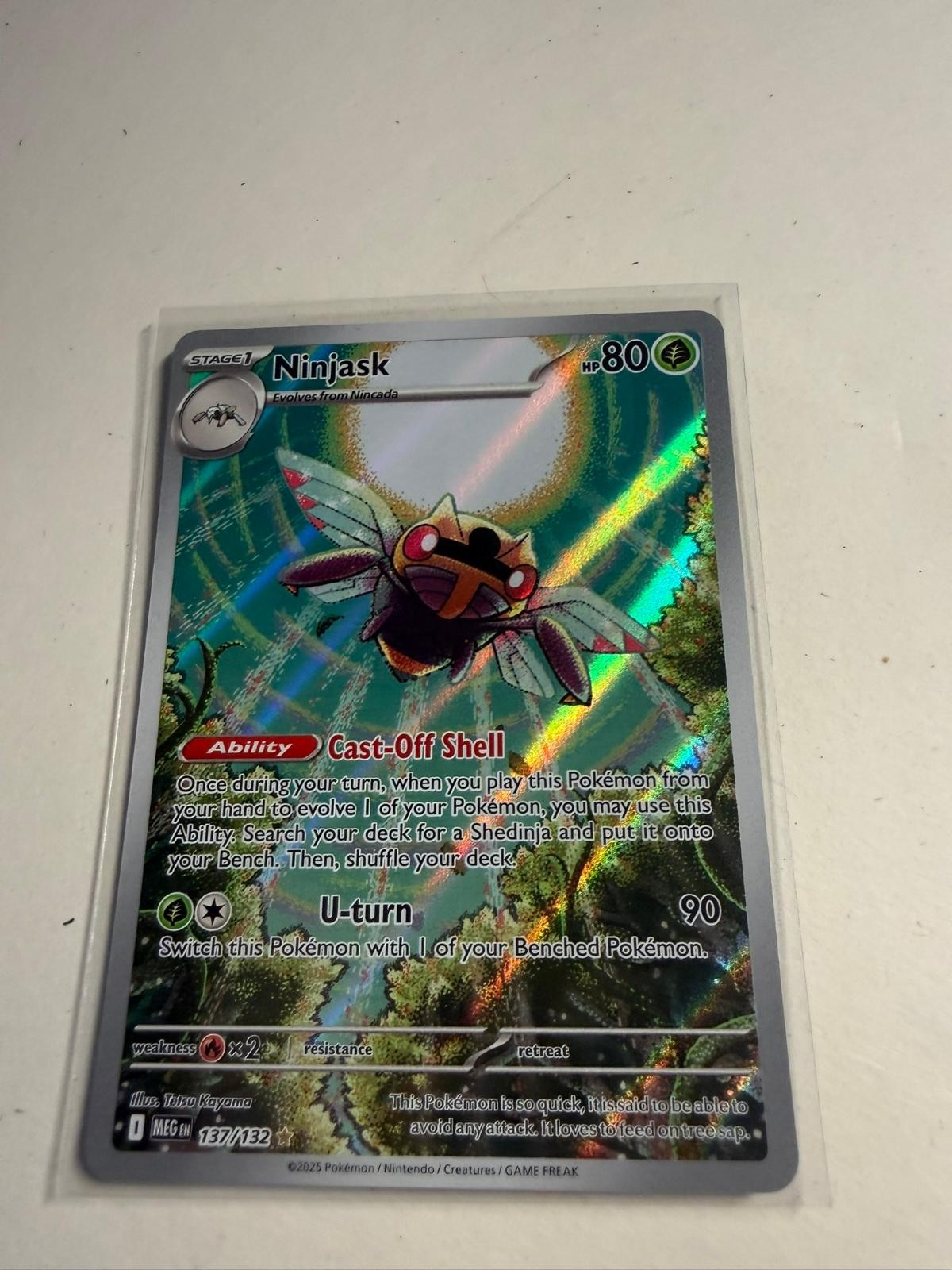 Ninjask 137/132 Illustration Rare Mega Evolution Pokemon Holo Near Mint