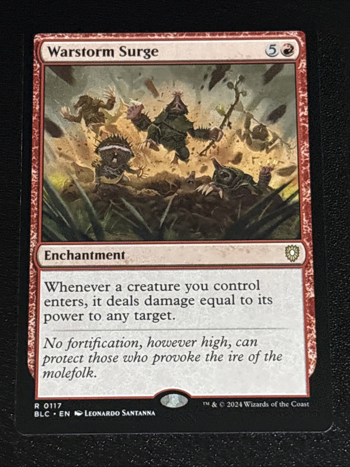 MTG Commander: Bloomburrow Warstorm Surge 0117 NM Rare