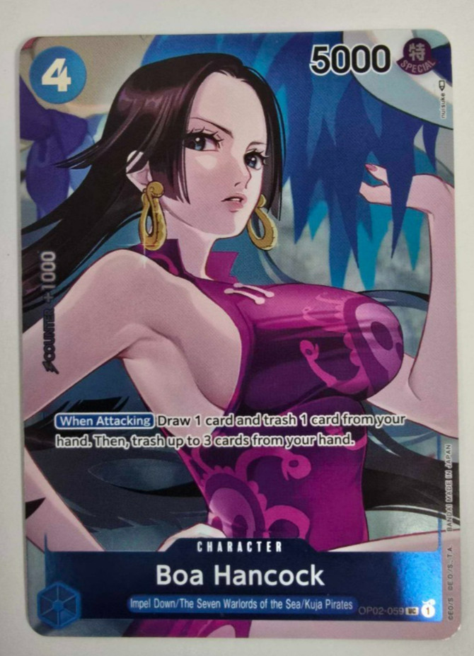 Boa Hancock (Box Topper) – Paramount War OP02-059 One Piece Card English