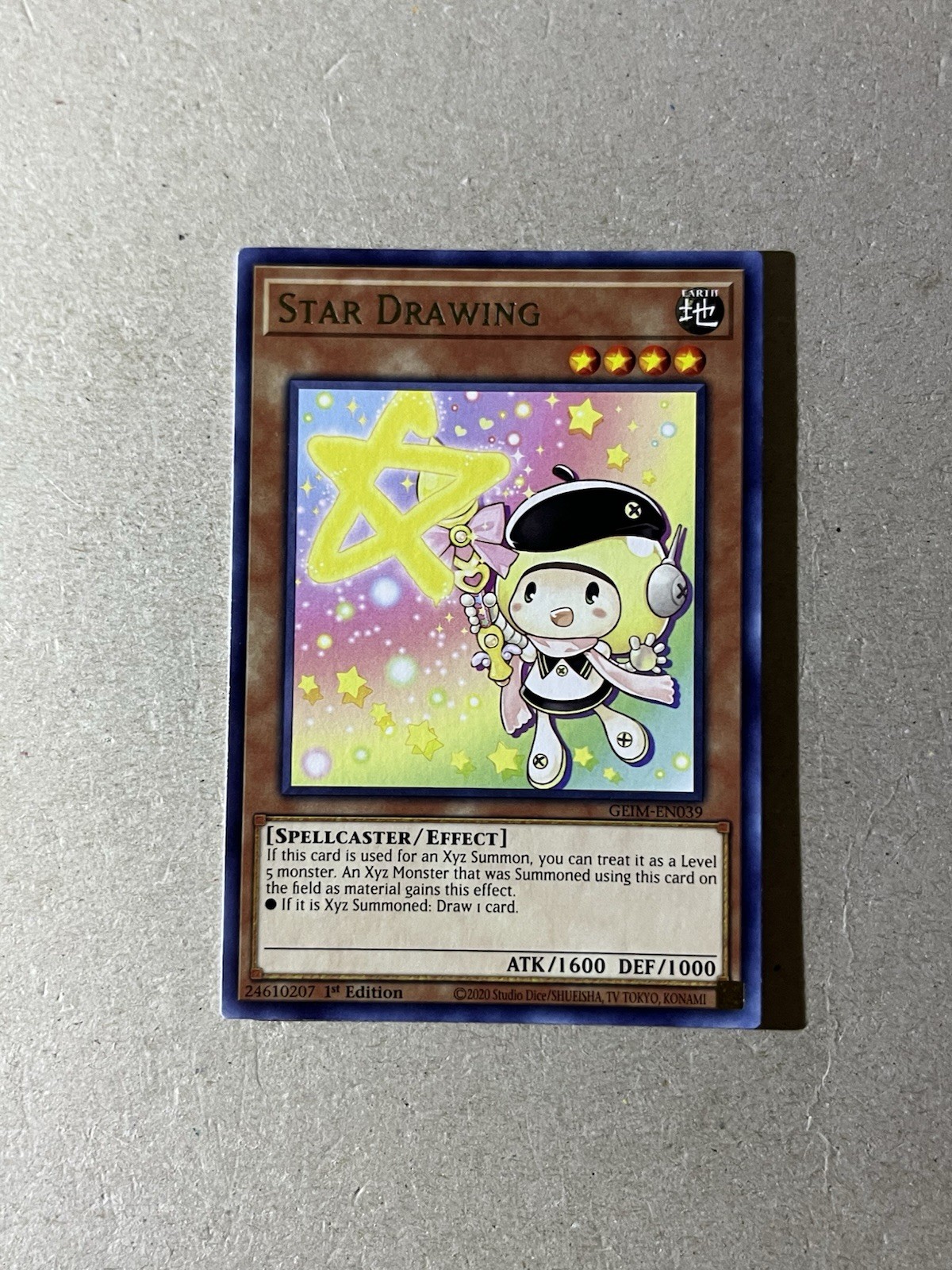 Star Drawing GEIM-EN039 Rare 1st Edition Yugioh
