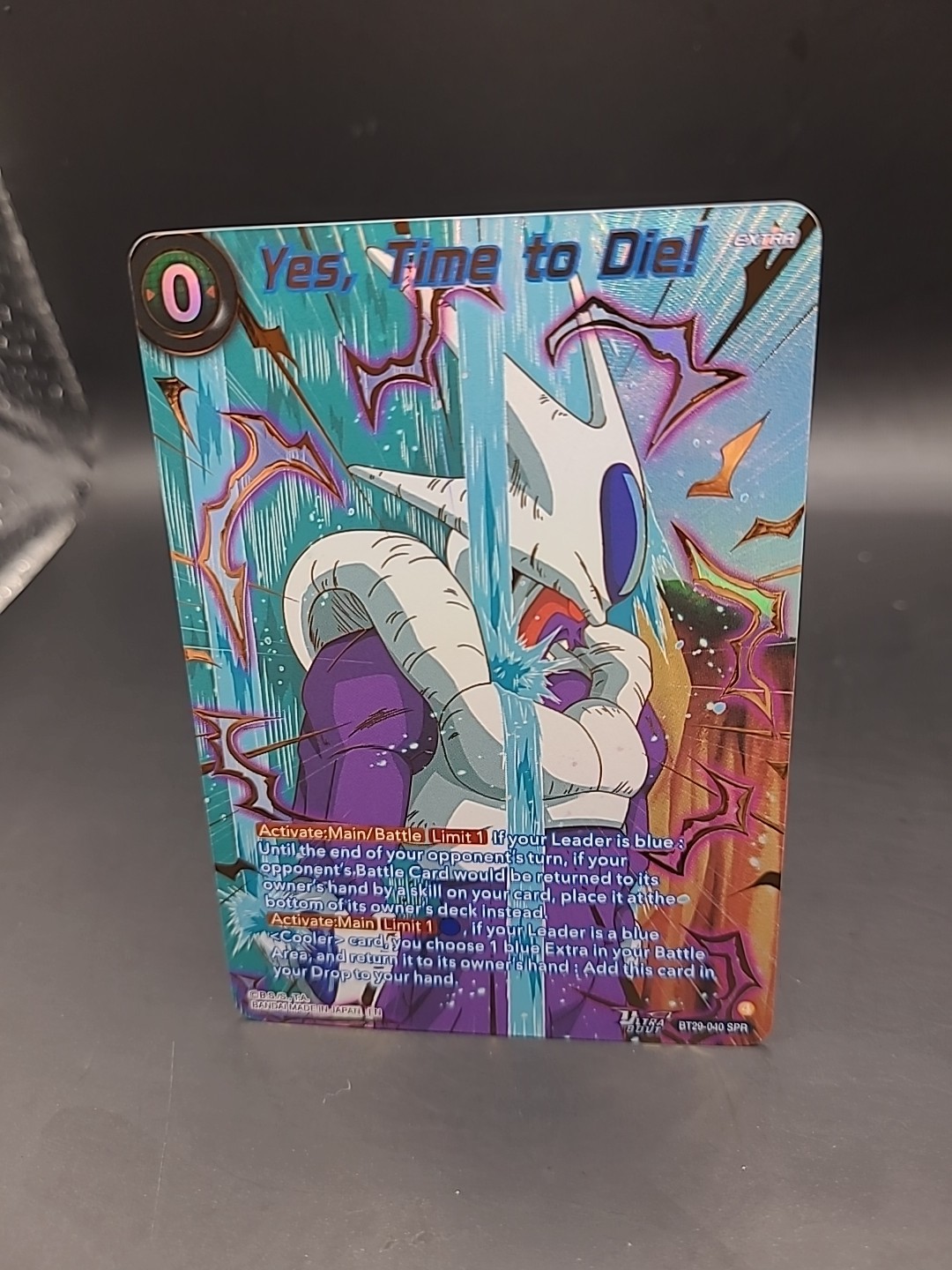 Yes, Time To Die! – BT29-040 SPR – Fearsome Rivals – Dragon Ball TCG