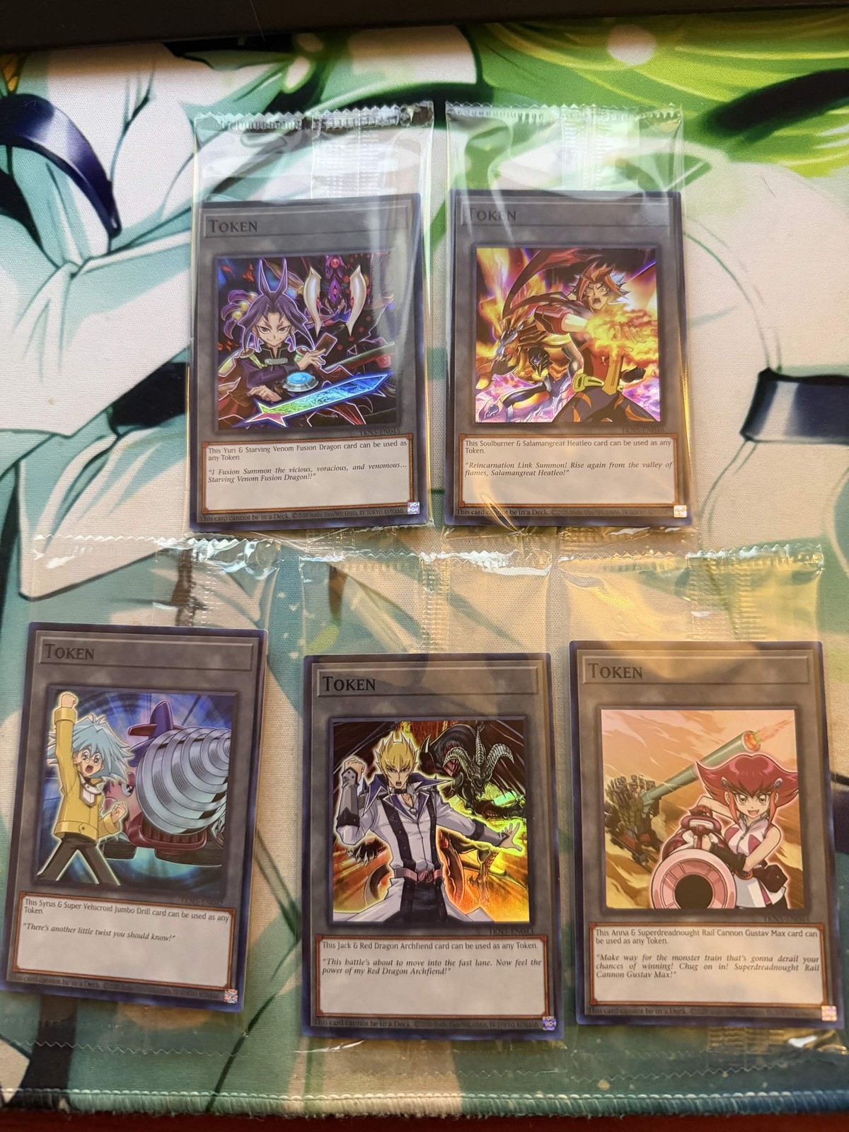 Yu-Gi-Oh!: Blazing Dominion-Sealed Tokens Set of 5 (TKN5-EN042-TKN5-EN046)