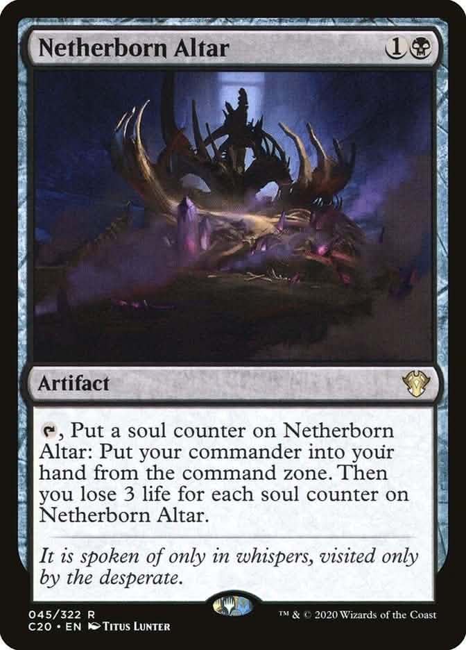 Netherborn Altar [Commander 2020] Near Mint