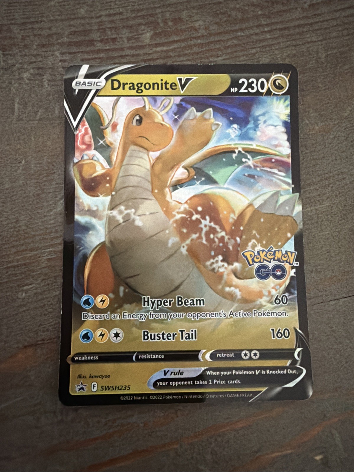 Dragonite V SWSH235 SWSH: Sword & Shield Promo Cards Holo