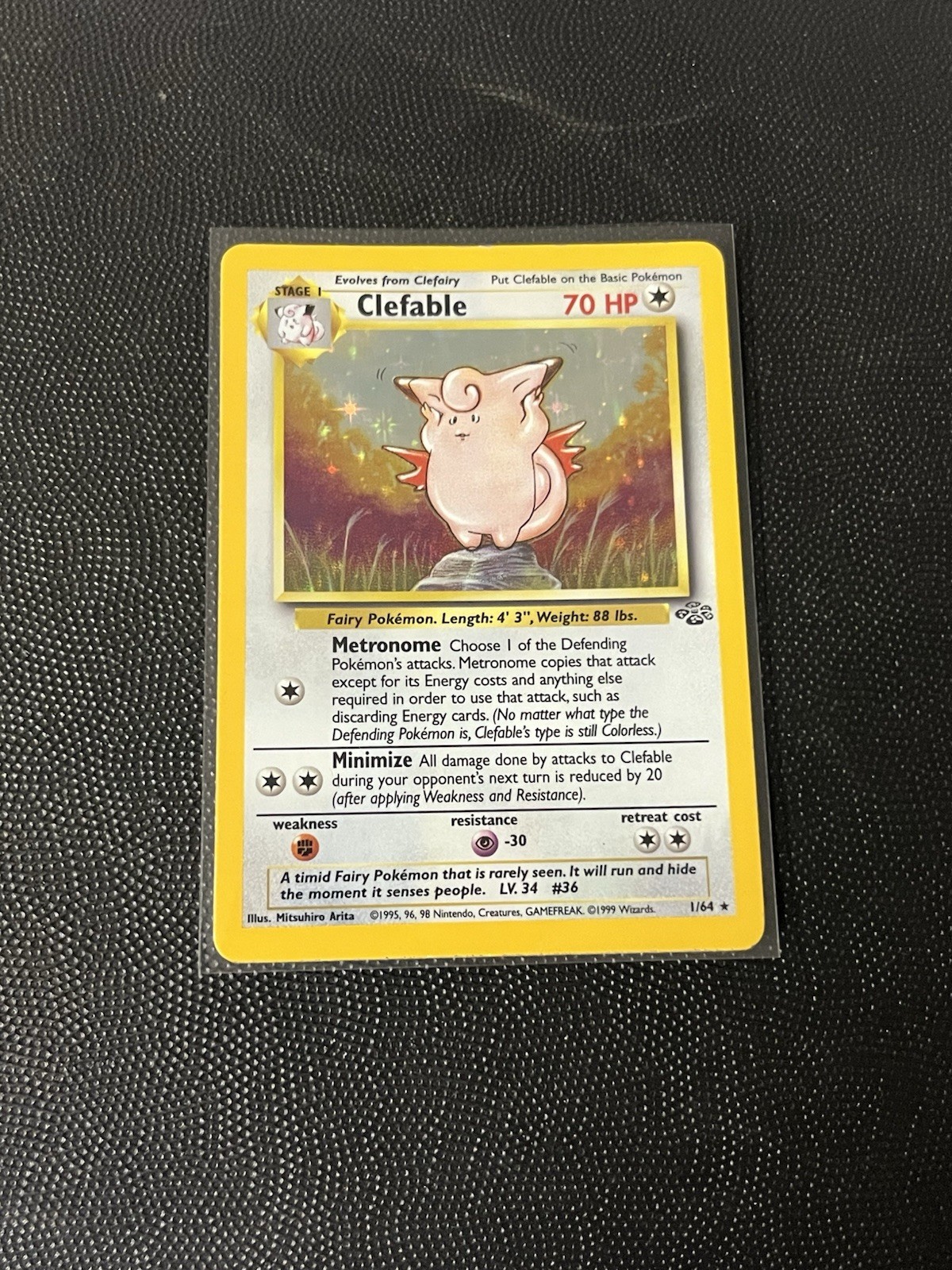 Clefable 01/64 Jungle Holo